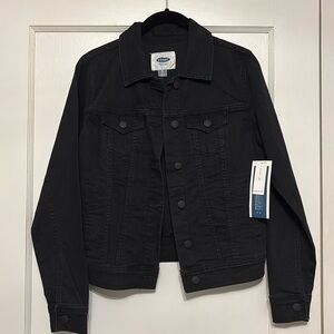 NWT Old Navy Black Denim Jacket